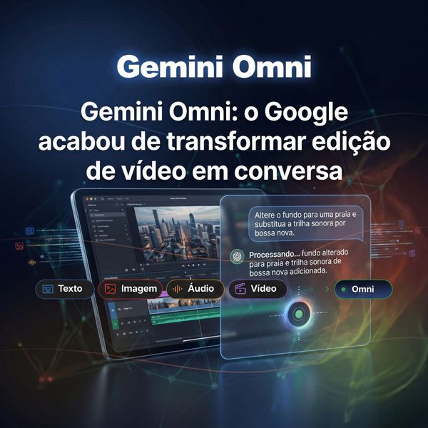 Gemini Omni: o Google acabou de transformar edição de vídeo em conversa